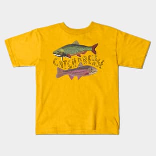 Catch and release trout Kids T-Shirt